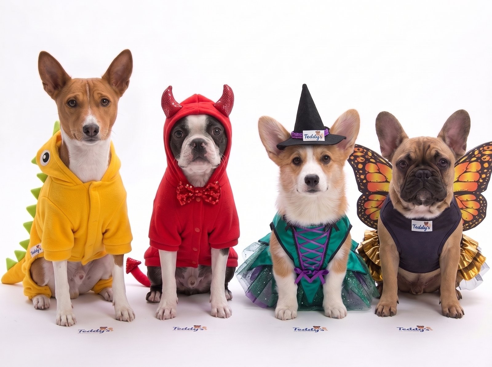Disfraz de Fantasía y Temporada (Bruja, Mariposa, Diablito, Dinosaurio)