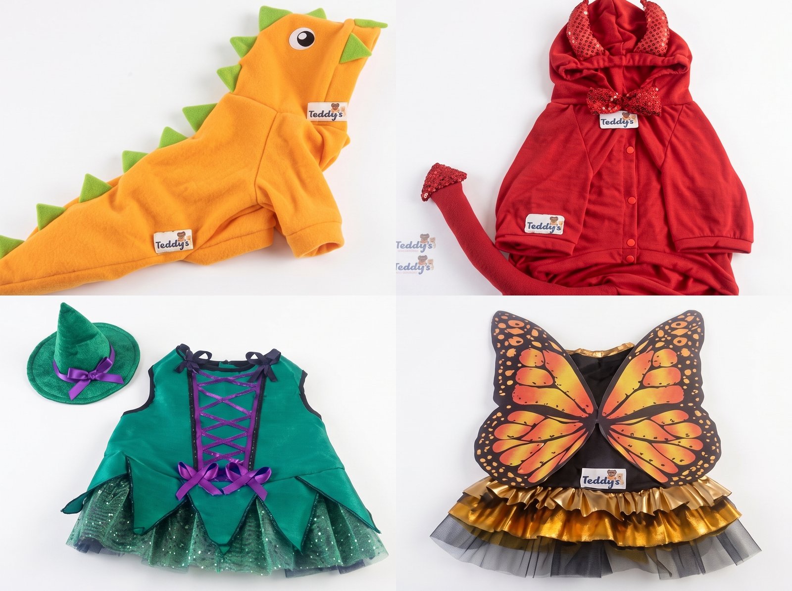 Disfraz de Fantasía y Temporada (Bruja, Mariposa, Diablito, Dinosaurio) - Image 2